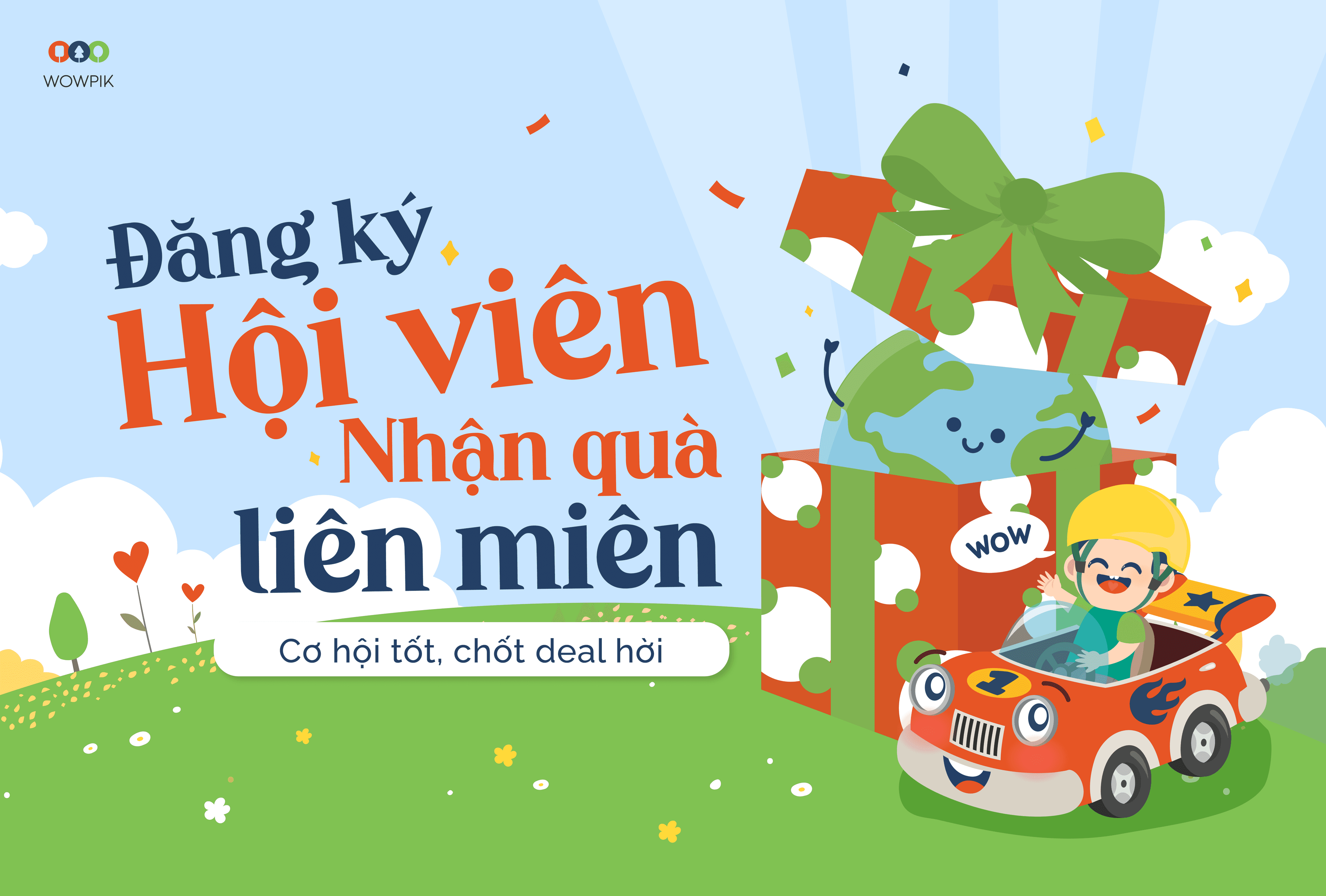 Đăng ký Hội viên, nhận quà liên miên - Cơ hội tốt, chốt deal hời